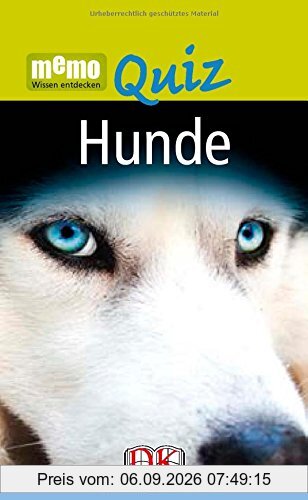 memo Wissen entdecken Quiz. Hunde