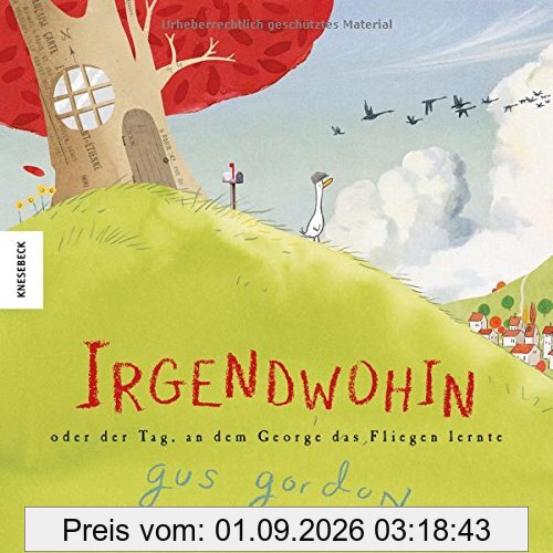 Irgendwohin oder der Tag, an dem George das Fliegen lernte: Ein wunderschön gestaltetes Bilderbuch über die Freundschaft, das Reisen und das Entdecken