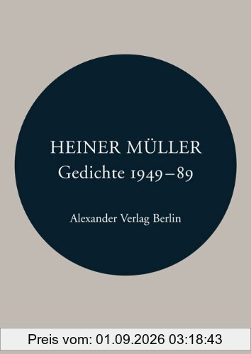 Gedichte 1949 - 1989