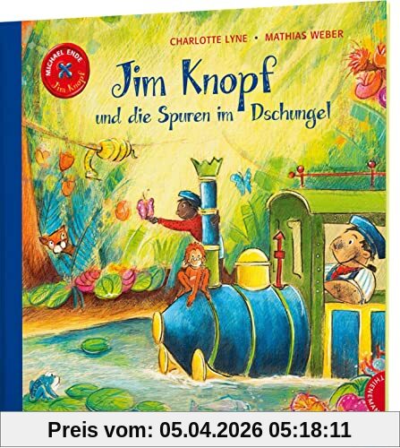 Jim Knopf: Jim Knopf und die Spuren im Dschungel: Spannendes Bilderbuch-Abenteuer zum Vorlesen für Kinder ab 4 Jahren
