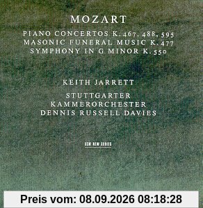 Mozart: Masonic Funeral Music K477; Concertos for piano K. 467, 488, 595; Symphony in G Minor K. 550
