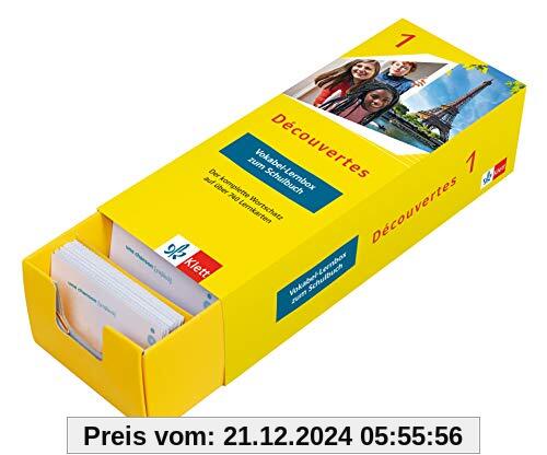 Découvertes 1 ab 2020 - Vokabel-Lernbox zum Schulbuch Klasse 6: Französisch passend zum Lehrwerk üben