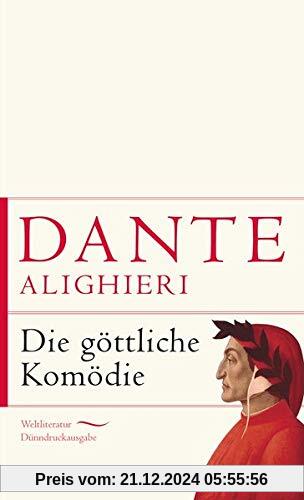 Die göttliche Komödie (Anaconda Weltliteratur Dünndruckausgabe)