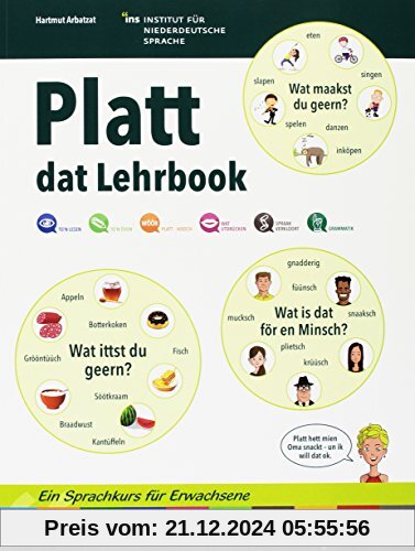 Platt - dat Lehrbook: Ein Sprachkurs für Erwachsene