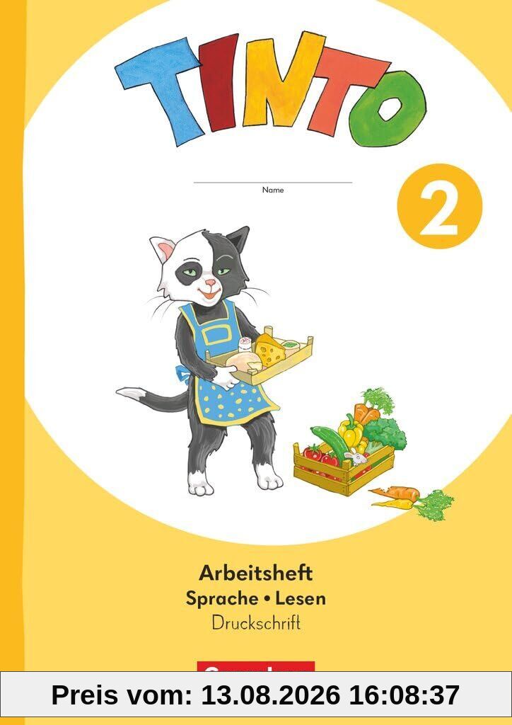 Tinto Sprachlesebuch 2. Schuljahr - Ausgabe 2026 - Arbeitsheft Sprache und Lesen - Druckschrift