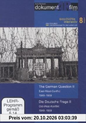 Die Deutsche Frage II - Deutschland und der Ost-West-Konflikt 1949-1969, 1 DVD (Bilingual)