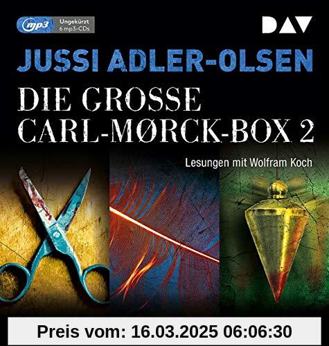 Die große Carl-Morck-Box 2: Ungekürzte Lesungen mit Wolfram Koch (6 mp3-CDs) (Carl-Mørck-Reihe)