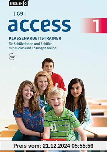 English G Access - G9 - Ausgabe 2019: Band 1: 5. Schuljahr - Klassenarbeitstrainer mit Audios und Lösungen online