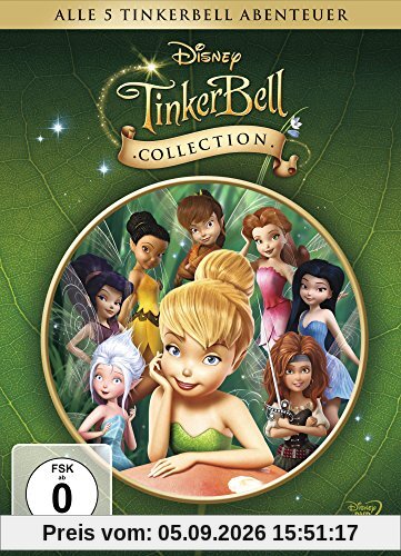 Tinkerbell Collection - Alle 5 Tinkerbell Abenteuer (Geschenkbox, 5 Discs)