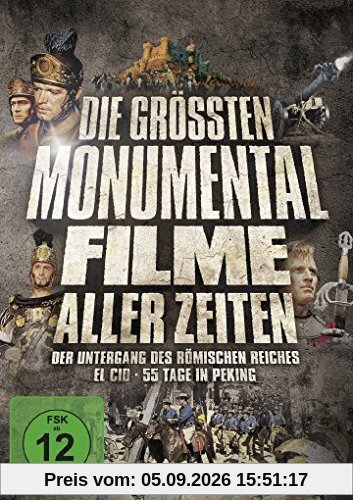 Die größten Monumentalfilme aller Zeiten [3 DVDs]