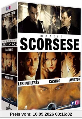 Coffret martin scorsese : casino, aviator, les infiltres [FR Import]