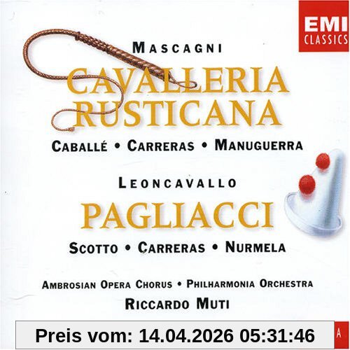 Caballe Leoncavallo, I Pagliacci/Mascagni, Cavalleria Rusticana (Gesamtaufnahme(ital.))