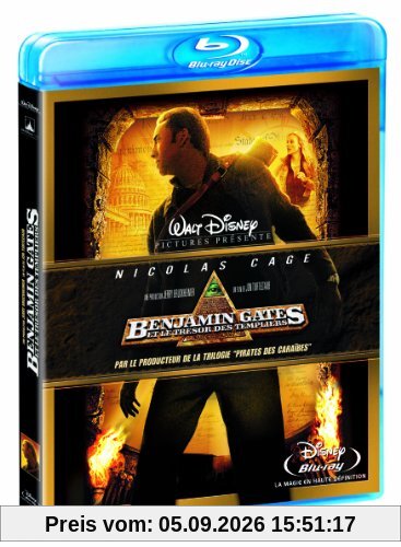 Benjamin Gates et le trésor des Templiers [Blu-ray] [FR IMPORT]