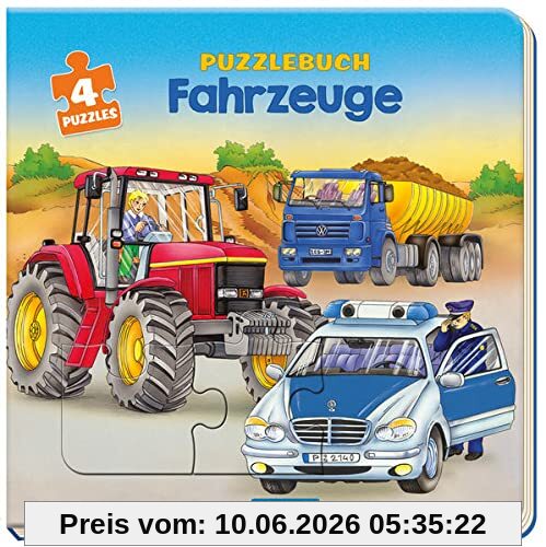Trötsch Pappenbuch Puzzlebuch Fahrzeuge: Beschäftigungsbuch Entdeckerbuch Puzzlebuch
