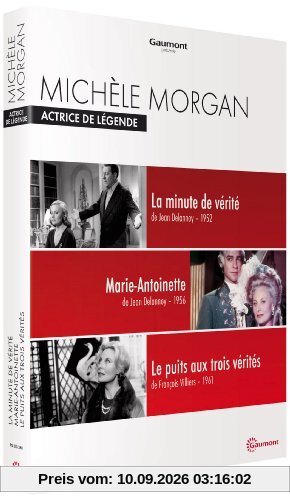 Coffret michèle morgan : la minute de vérité ; marie-antoinette reine de France ; le puits aux trois vérités [FR Import]