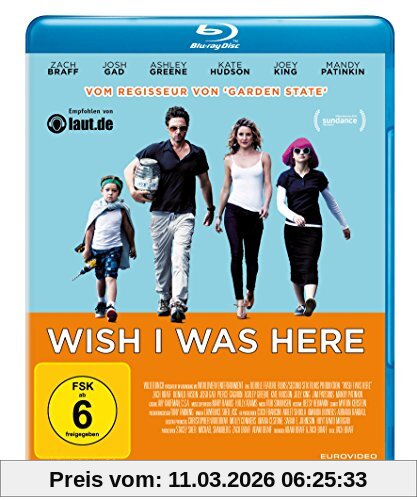 Zach Braff Wish I Was Here [Blu-ray]