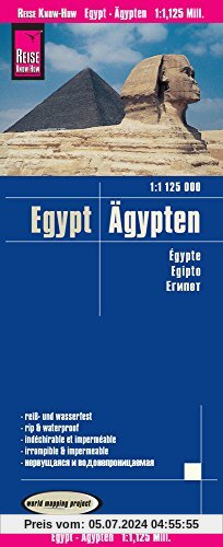Reise Know-How Landkarte Ägypten (1:1.125.000): world mapping project