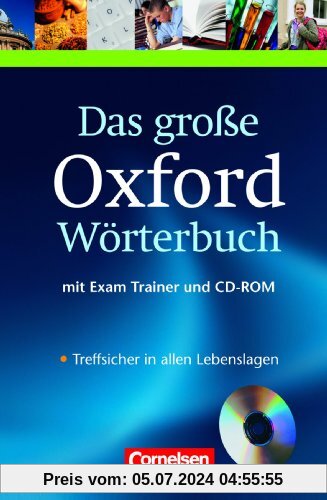 Das große Oxford Wörterbuch - Second Edition: Wörterbuch mit beigelegtem Exam Trainer: Englisch-Deutsch/Deutsch-Englisch