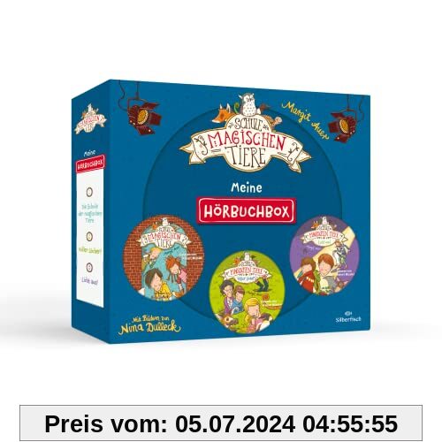 Die Schule der magischen Tiere: Meine Hörbuchbox: »Die Schule der magischen Tiere«, »Voller Löcher!«, »Licht aus!«: 6 CD
