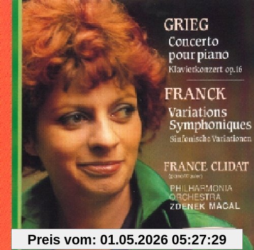 Grieg: Concerto pour Piano / Franck: Variations Symphoniques pour Piano