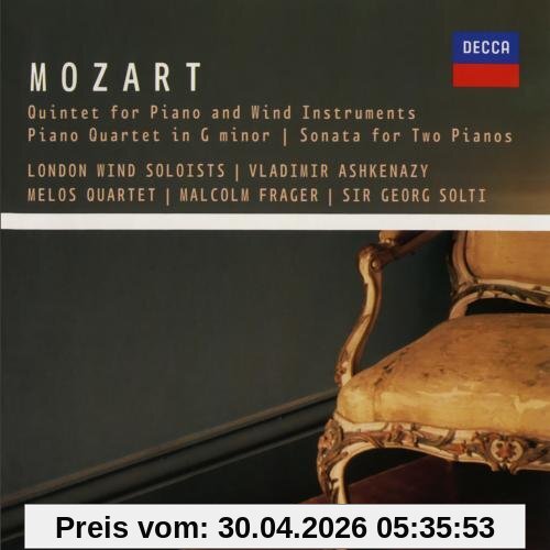 Mozart: Piano & Wind Quintet, Piano Quartet No.1 Etc