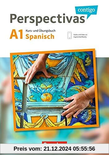 Perspectivas contigo: A1 - Kurs- und Übungsbuch mit Vokabeltaschenbuch: Mit PagePlayer-App inkl. Audios und Videos sowie