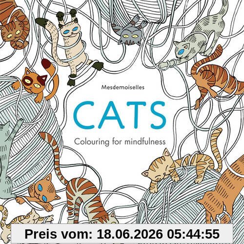 Mesdemoiselles Cats, Colouring For Mindfulness