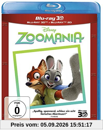 Zoomania 3D+2D Superset [3D Blu-ray]