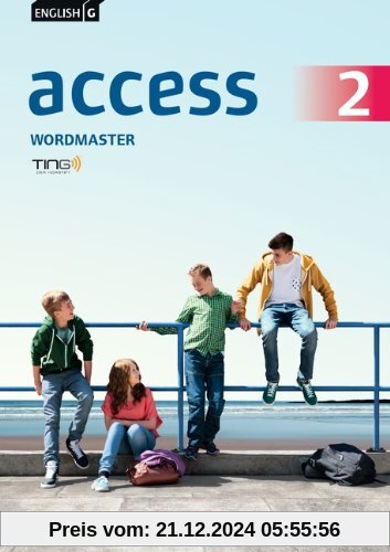 English G Access - Allgemeine Ausgabe: Band 2: 6. Schuljahr - Wordmaster: TING-fähiges Vokabelübungsheft