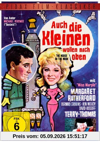 Auch die Kleinen wollen nach oben (The Mouse On The Moon) - Erfolgreiche Komödie mit Margaret Rutherford ( Miss Marple ) und Terry-Thomas (Pidax Film-Klassiker)