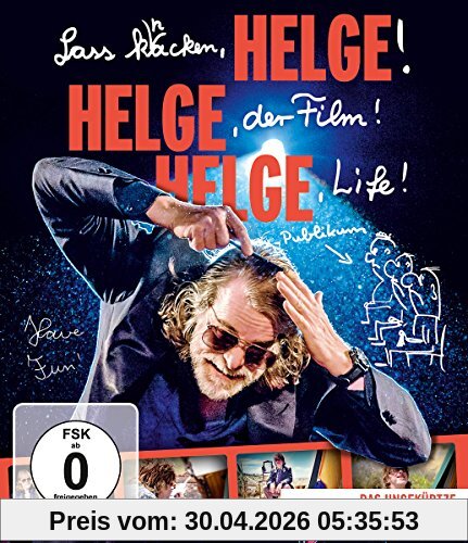 Lass knacken, HELGE! HELGE, der Film! HELGE Life!  (+ CD) [Blu-ray]