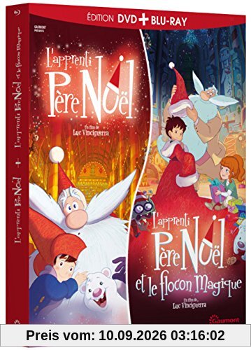 Coffret l'apprenti père noël : l'apprenti père noël ; l'apprenti père noël et le flocon magique [Blu-ray] [FR Import]