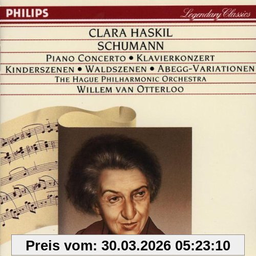 Clara Haskil Klavierkonzert Op. 54 / Kinderszenen Op. 15 / Waldszenen Op. 82 / Abegg-Variationen Op. 1