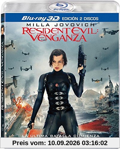 Resident Evil: Venganza (Bd + 3d) (Blu-Ray) (Import) (Keine Deutsche Sprache) (2013) Milla Jovovich;