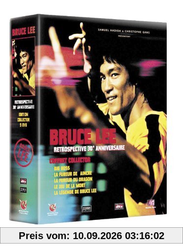 Coffret Collector Bruce Lee 5 DVD : Big Boss / La Fureur de vaincre / La Fureur du Dragon / Le Jeu de la mort / DVD Bonus [FR IMPORT]