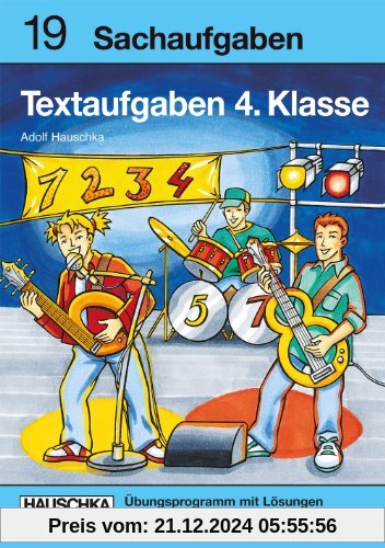 Textaufgaben 4. Klasse. Sachaufgaben