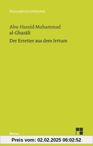 Der Erretter aus dem Irrtum: al-Munqid min ad-dalal