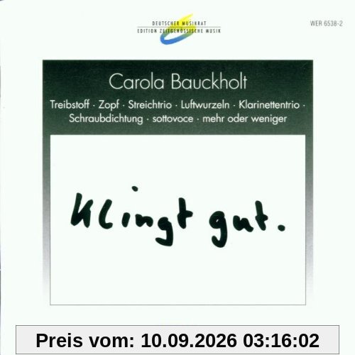Deutscher Musikrat: Edition Zeitgenössische Musik - Carola Bauckholt