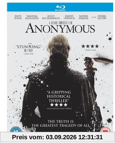 Anonymous [Blu-ray] [UK Import]