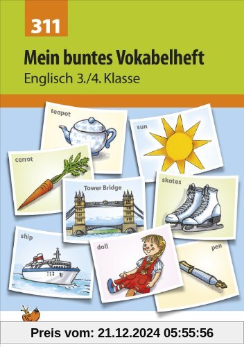 Mein buntes Vokabelheft. Englisch 3./4. Klasse