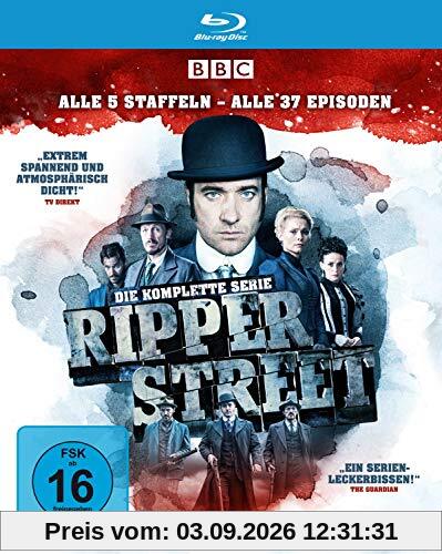 Ripper Street - Die komplette Serie - Alle 5 Staffeln - Alle 37 Episoden [Blu-ray]