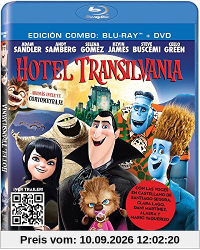 Hotel Transilvania (BD + DVD + Combo) (Blu-Ray) (Import) (Keine Deutsche Sprache) (2013) Adam Sandler