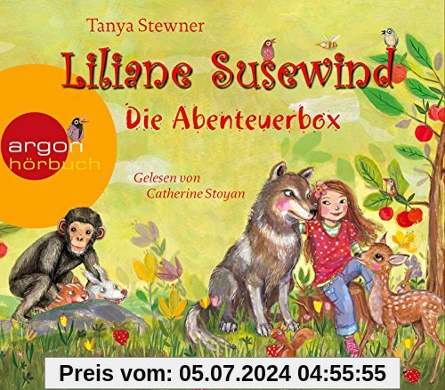 Liliane Susewind - Die Abenteuerbox: Inhalt: Rückt dem Wolf nicht auf den Pelz!, Ein Panda ist kein Känguruh, Schimpanse