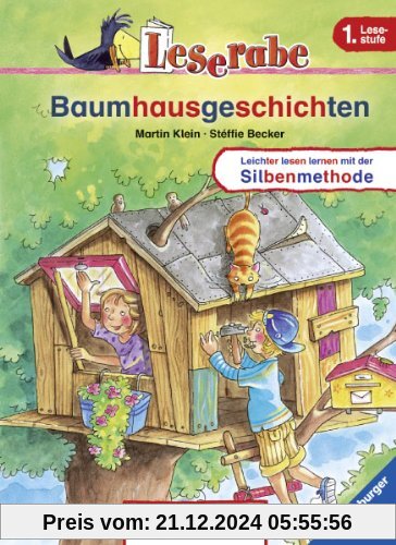 Leserabe 15. Lesestufe 1. Baumhausgeschichten