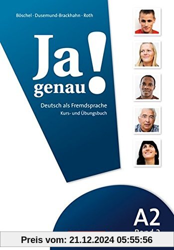 Ja genau!: A2: Band 2 - Kurs- und Übungsbuch mit Lösungsbeileger und Audio-CD