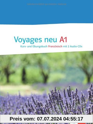 Voyages - Neue Ausgabe. Lehr- und Arbeitsbuch + 2 Audio-CDs A1