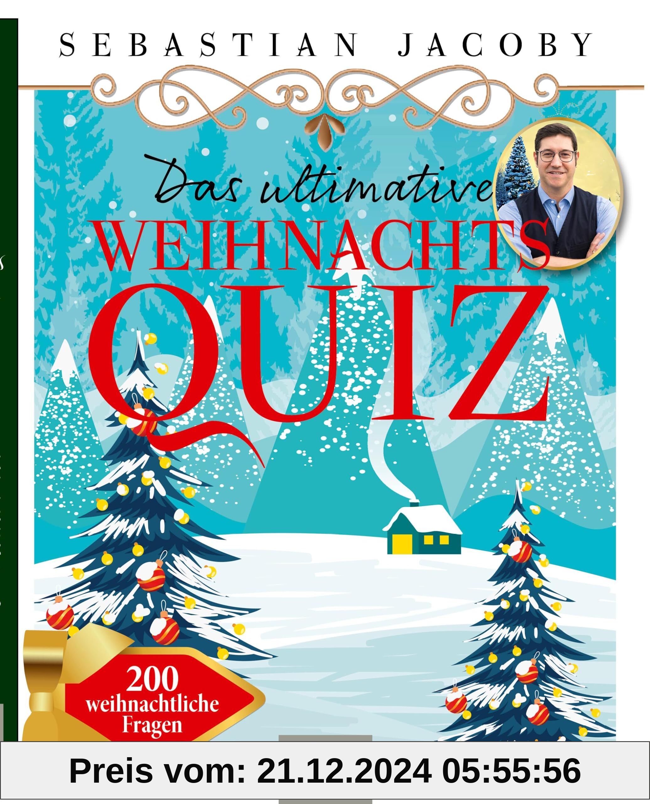 Das ultimative Weihnachts-Quiz: Festlicher Rätselspaß für die ganze Familie Rätselbuch Geschenkbuch für den Advent