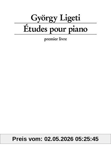 Études pour Piano: Premier livre. Vol. 1. Klavier.