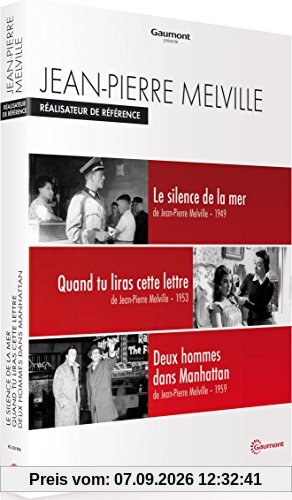 Coffret jean-pierre melville : le silence de la mer ; quand tu liras cette lettre ; deux hommes dans manhattan [FR Import]