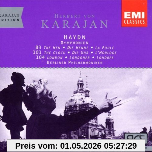 Karajan-Edition: Haydn Symphonien Nr. 83, 101, 104